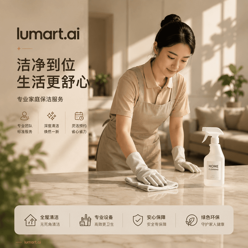 家政服务推荐 — AI 营销图灵感